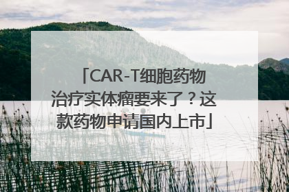 CAR-T细胞药物治疗实体瘤要来了？这款药物申请国内上市